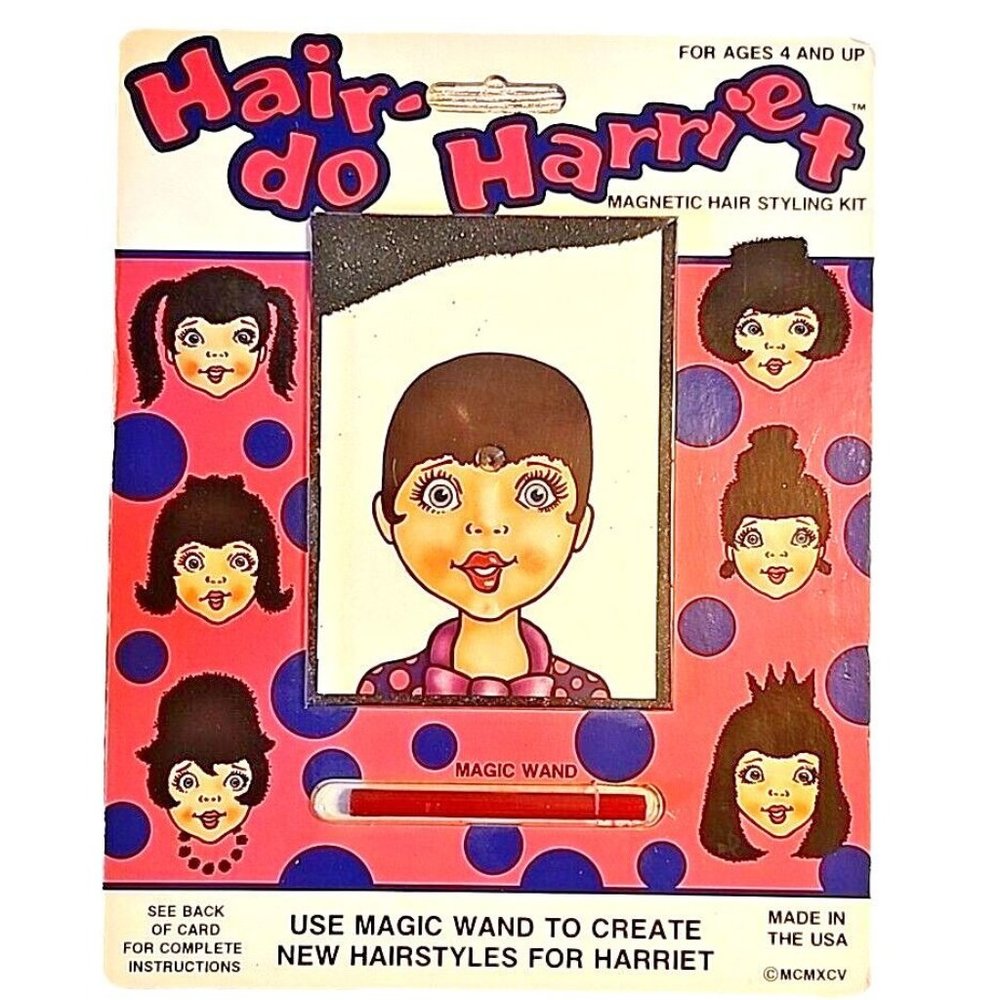Vintage New Magnetic Wand Games Hair-do Harriet Sealed Retro Smethport 1995